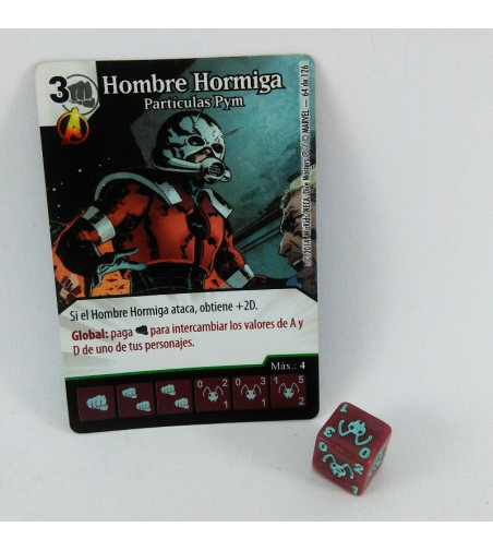 HOMBRE HORMIGA PARTICULAS PYM - CON DADO