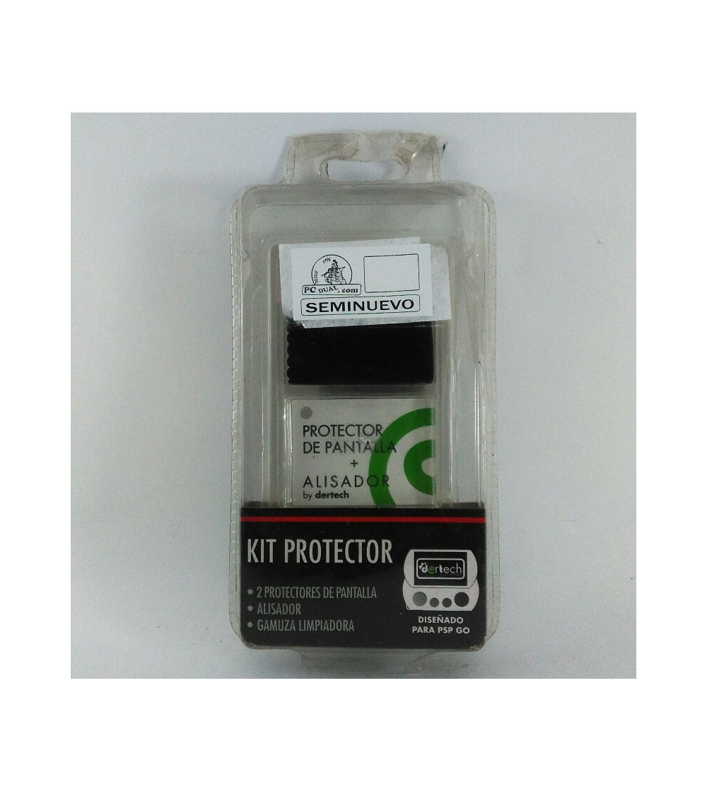 PACK 2 PROTECTORES PANTALLA PSP GO + ALISADOR + GAMUZA DERTECH PACK 2 PROTECTORES PANTALLA PSP GO + ALISADOR + GAMUZA DERTECH
