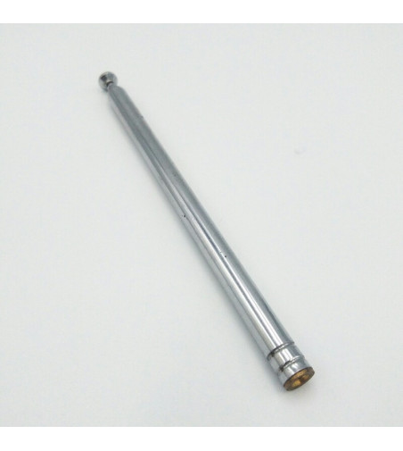 ANTENA UNIVERSAL VARILLA RETRACTIL 45CM ANCLAJE VERTICAL COMPATIBLE
