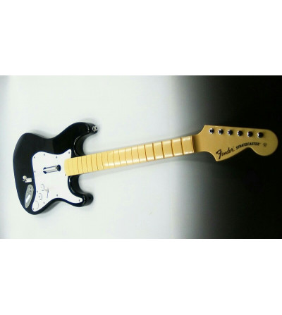 GUITARRA WIRELESS + RECEPTOR REPLICA FENDER STRATOCASTER  BLANCO & NEGRO