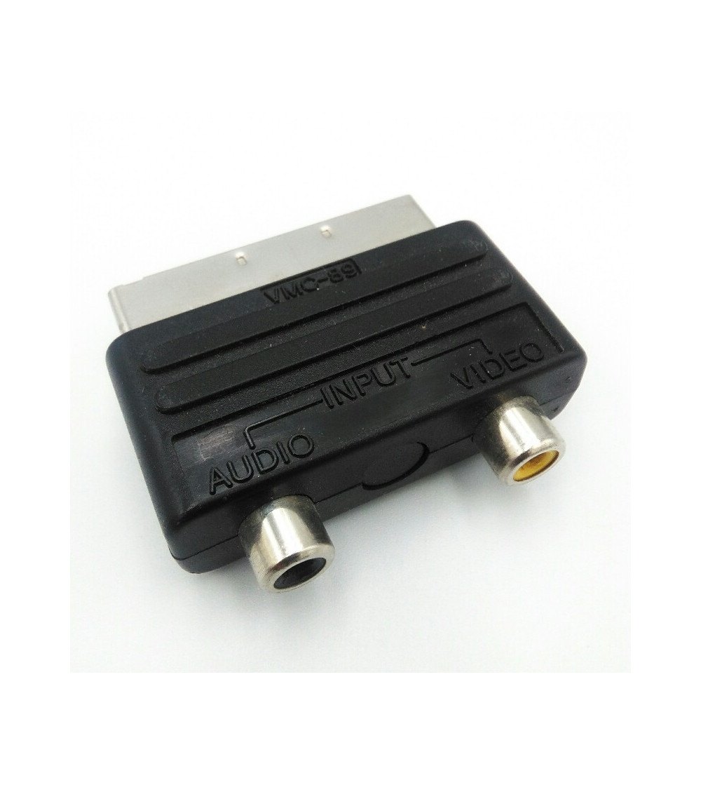 EUROCONECTOR AV 2RCA MONO ENTRADA COMPATIBLE NEGRO EUROCONECTOR AV 2RCA MONO ENTRADA COMPATIBLE NEGRO