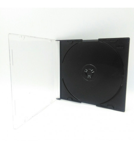 CAJA PARA 1 DISCO CD NEGRO - SLIM