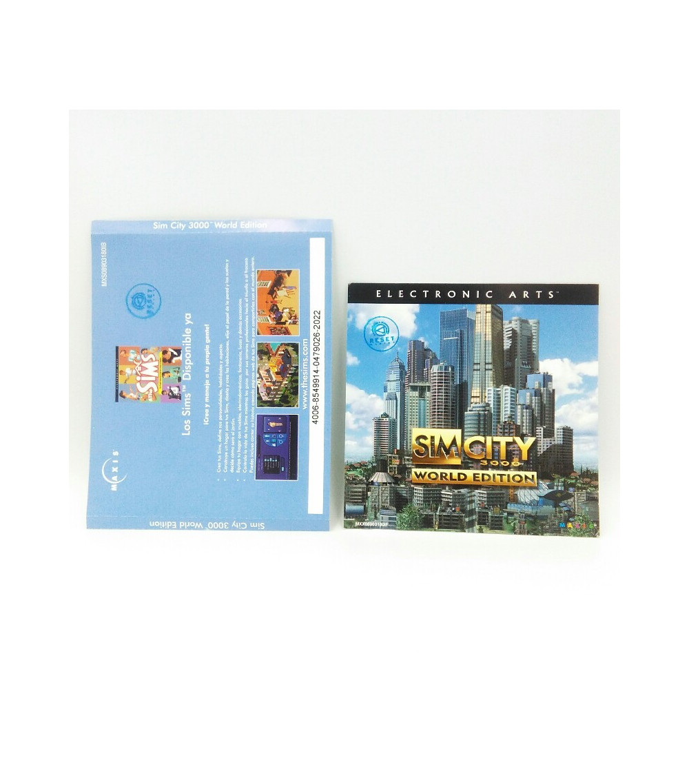 SIM CITY 3000 WORLD EDITION 1ª EDICION SIM CITY 3000 WORLD EDITION 1ª EDICION