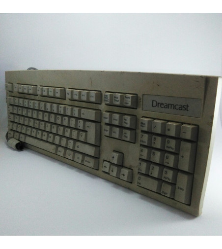 TECLADO DE CABLE KEYBOARD SEGA BLANCO