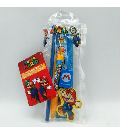 SUPER MARIO - SET ESCOLAR