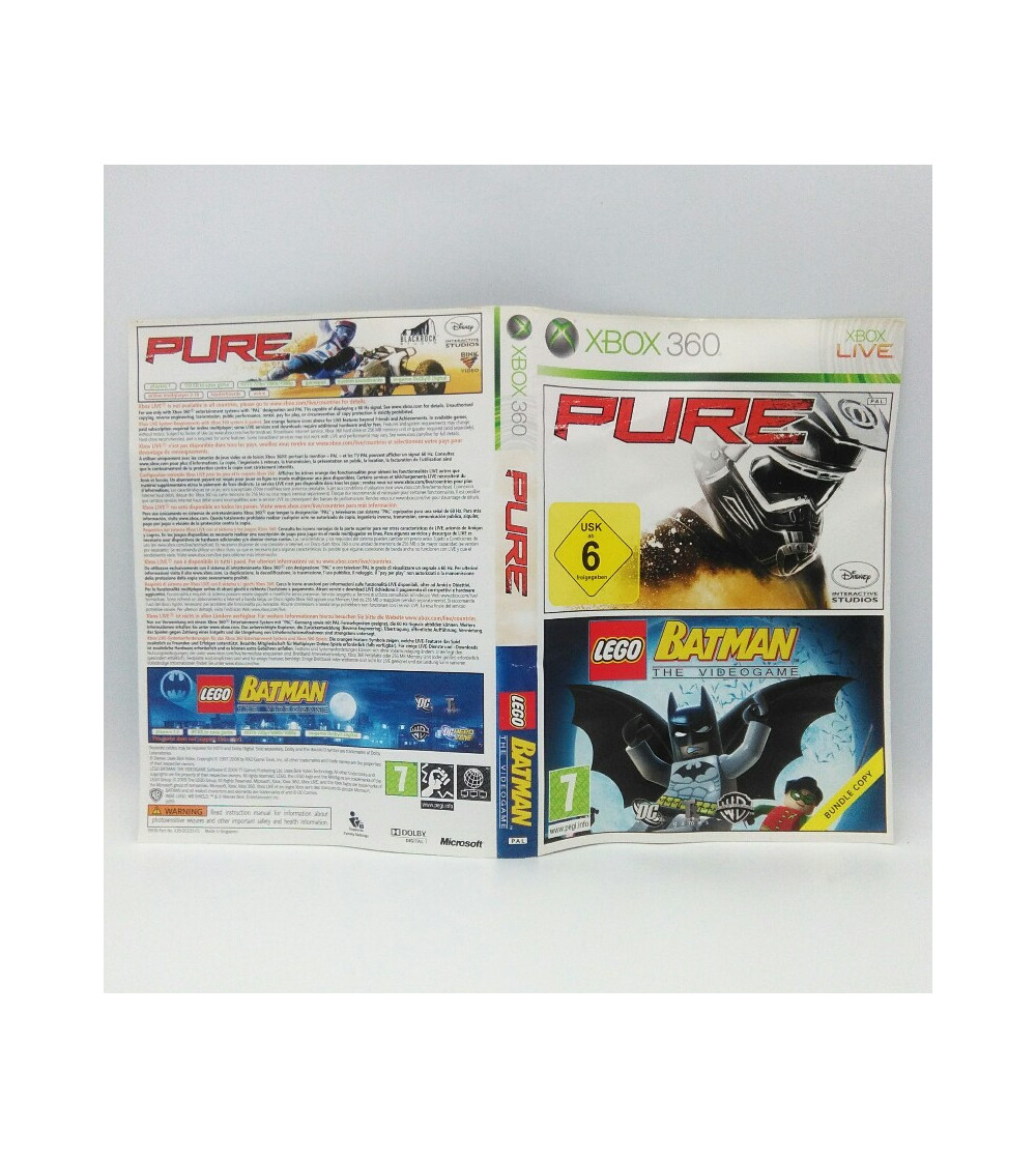 PURE & LEGO BATMAN THE VIDEOGAME EDICION PACK PURE & LEGO BATMAN THE VIDEOGAME EDICION PACK