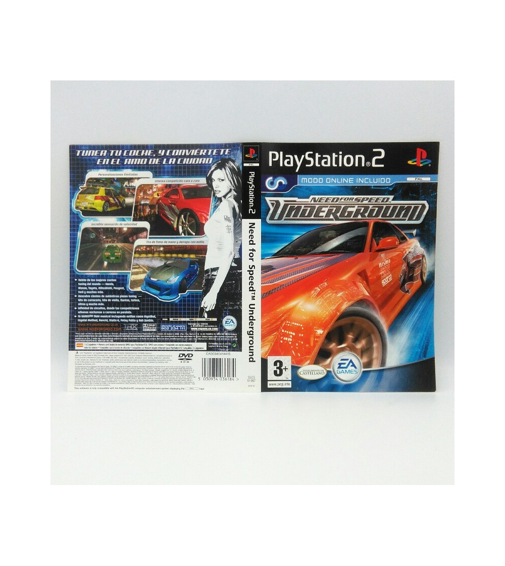 NEED FOR SPEED UNDERGROUND NEED FOR SPEED UNDERGROUND