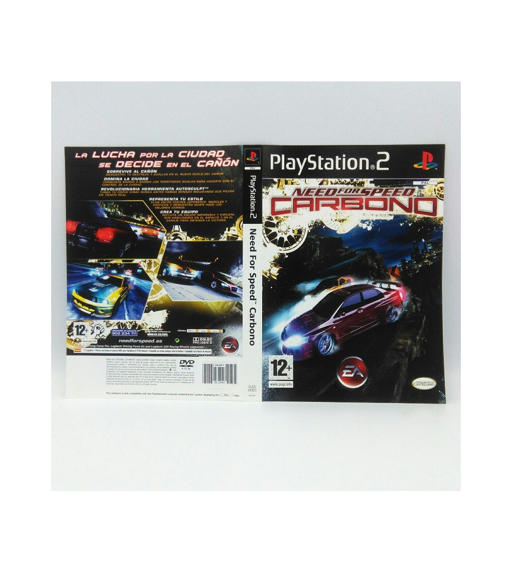 NEED FOR SPEED CARBONO NEED FOR SPEED CARBONO