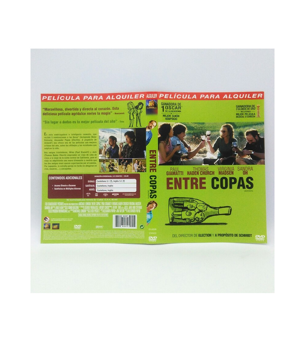 ENTRE COPAS - EDICION ALQUILER ENTRE COPAS - EDICION ALQUILER