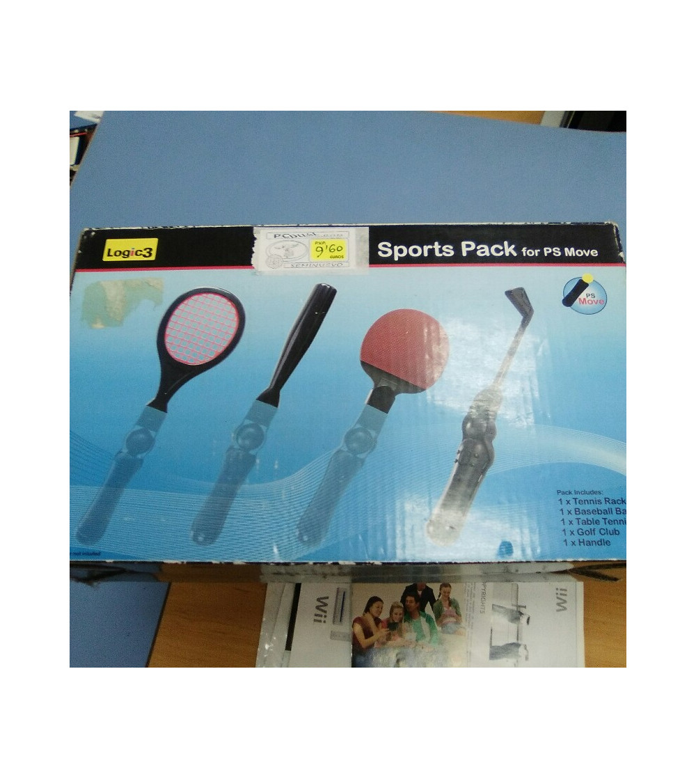 PACK SPORTS PARA MANDO PS MOVE LOGIC 3 PACK SPORTS PARA MANDO PS MOVE LOGIC 3