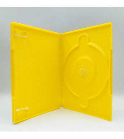 CAJA PARA 1 DISCO DVD AMARILLO