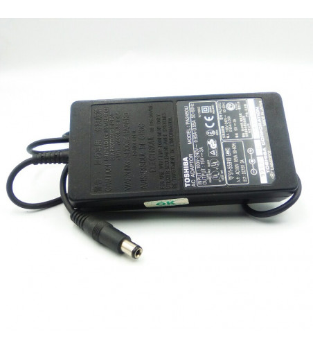 ADAPTADOR AC DC 15V PARA PC PORTATIL TOSHIBA NEGRO