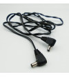 CABLE ALARGADOR DC CONECTORES MACHO 2.0M COMPATIBLE NEGRO