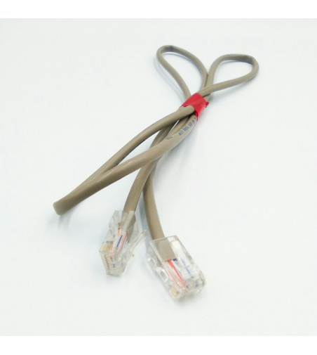 CABLE RED 8 HILOS 1.0M CON CONECTORES GRIS