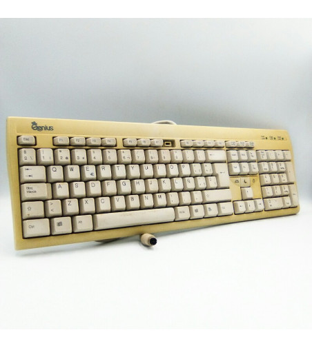 TECLADO DE CABLE PS/2 GENIUS GRIS