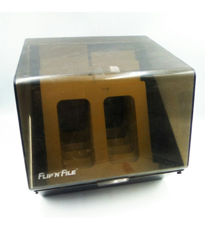 ARCHIVADOR PARA 50 DISQUETES 5.25" INNOVATIVE CONCEPTS NEGRO TRANSPARENTE