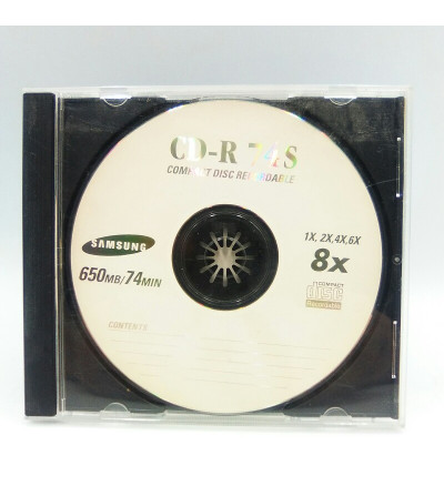 DISCO CD-R 650MB 74MIN 8X...