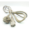 CABLE ALIMENTACION SCHUKO 250V 10-16A 1.8M GRIS