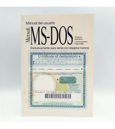 MICROSOFT MS-DOS VERSION...