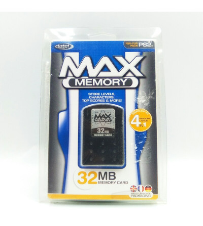MEMORY CARD 32MB DATEL NEGRO