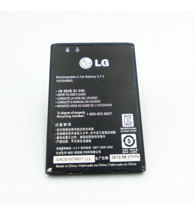BATERIA PARA TELEFONO MOVIL LI-ION 3.7V LG NEGRO