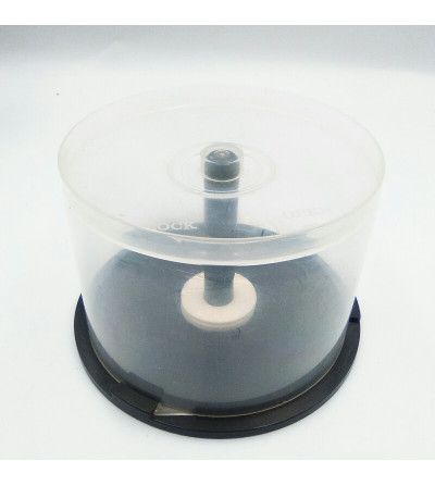 TARRINA VACIA PARA 50 CD - DVD TRANSPARENTE