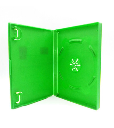 CAJA PARA 1 DISCO DVD VERDE