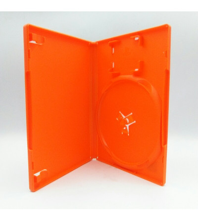 CAJA PARA 1 DISCO PS2 NARANJA