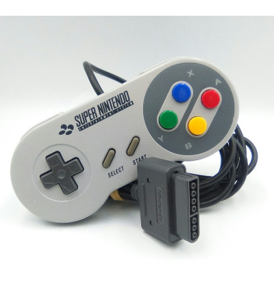 MANDO DE CABLE NINTENDO GRIS