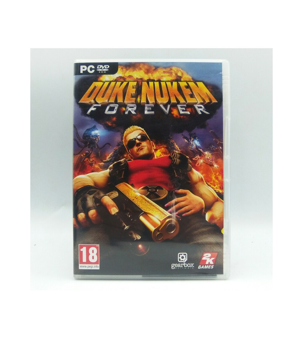 Duke Nukem 3D - 16 Bit MD Game & Case For Sega Mega Drive Genesis (NTSC)