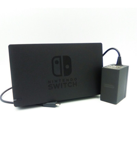 BASE DOCK CONSOLA + CARGADOR NINTENDO NEGRO